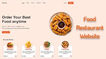 Food Delivery Website Using Html and Css