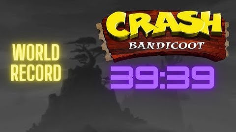 [World Record] Crash Bandicoot 1 Any% Speedrun in 39:39 (PS2)