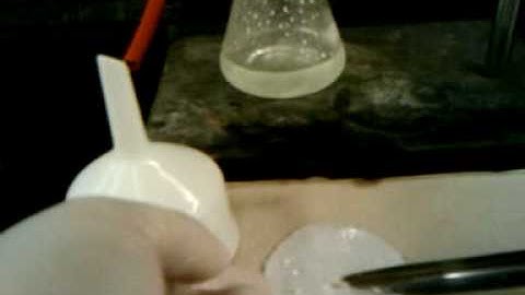 collecting air-dryied recrystallized phenacetin Williamson synthesis Org II labs.3gp