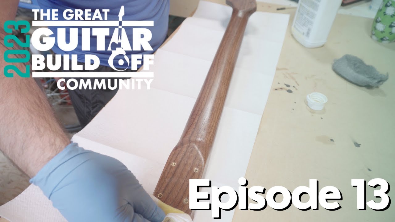 Stratocaster Build Ep 13 Finishing The Neck With Linseed Oil 