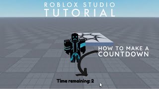 How to make a timer in Roblox Studio | Roblox Studio Tutorial