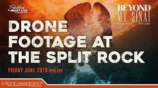 Drone Footage at the Split Rock