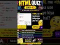 "90% Beginners TH Tag Ka Real Use Nahi Jaante 😱 | HTML Quiz Day 43 🔥 | M2 Learning" #webdevelopment