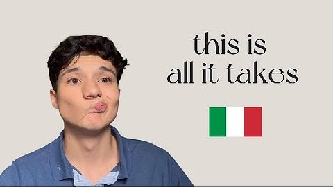 How I would learn Italian by myself if I had to start again(works in 2025)