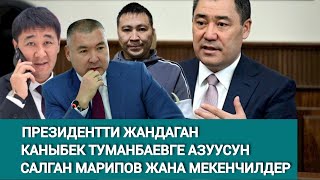 Президентти Аралаштырган Мекенчилдердин Чайканадагы Чыры