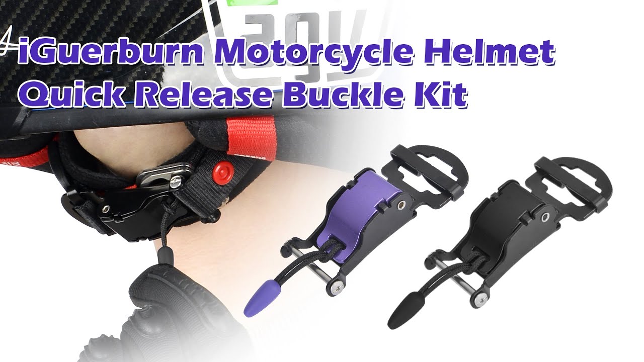 Motorcycle Helmet Quick Release Buckle Kit Motorcycle Helmet