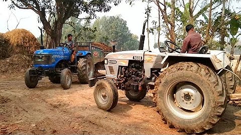 Eicher 5660 | Sonalika Di 45 Rx | Two amazing tractorvideo | Digital unload facility of tractor |
