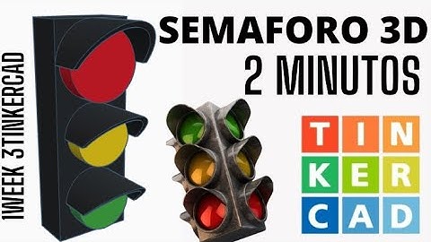 Semafor 3d En TinkerCad | Diseños TinkerCad