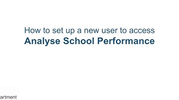 A guide to accessing Analyse School Performance