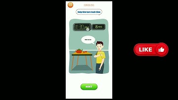 Brain Story Tricky Puzzle Level 171 Help him turn back time