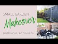 SMALL GARDEN MAKEOVER | Rented home, painting fences Up-cycle DIY - Bang on Style