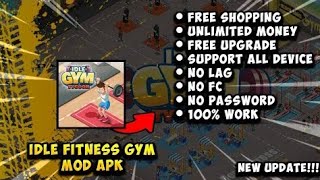IDLE FITNESS GYM MOD APK [ NO PW ] || VERSI TERBARU!!! screenshot 3