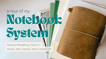 My Notebook System | How I Use My Journals and Notebooks