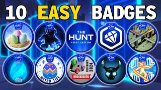 10 EASY The Hunt Badges