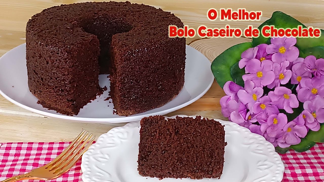 O MELHOR BOLO CASEIRO DE CHOCOLATE DA VIDA - CORRE PRA APRENDER! FOFO, ÚMIDO E CHOCOLATUDO!