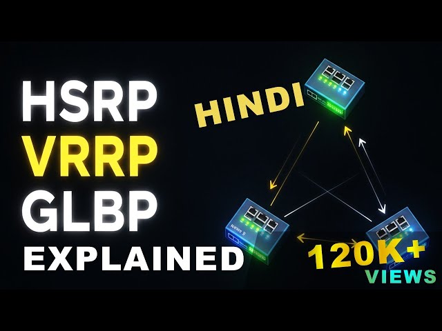 ⁣❤❤❤❤✅ HSRP VRRP GLBP used on Layer 3 Switches for redundancy in Network ❤❤❤❤❤❤❤❤❤❤❤❤❤❤