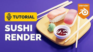 Blender Beginner Sushi Tutorial | Polygon Runway