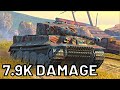 Tiger I | 7.9K DAMAGE | 5 KILLS | WOT Blitz Pro Replays