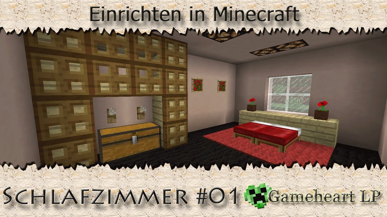 Minecraft schlafzimmer #01 / einrichten in minecraft youtube