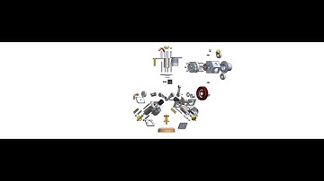 THREE CYLINDER RADIAL STEAM ENGINE | Aprende CAD XD