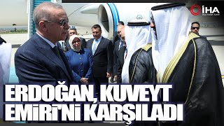 Cumhurbaşkanı Erdoğan, Kuveyt Emiri Şeyh Sabah Al Ahmed Al Jaber Al Sabah’ı resmi törenle karşıladı