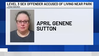 Level 3 sex offender accused of living near park