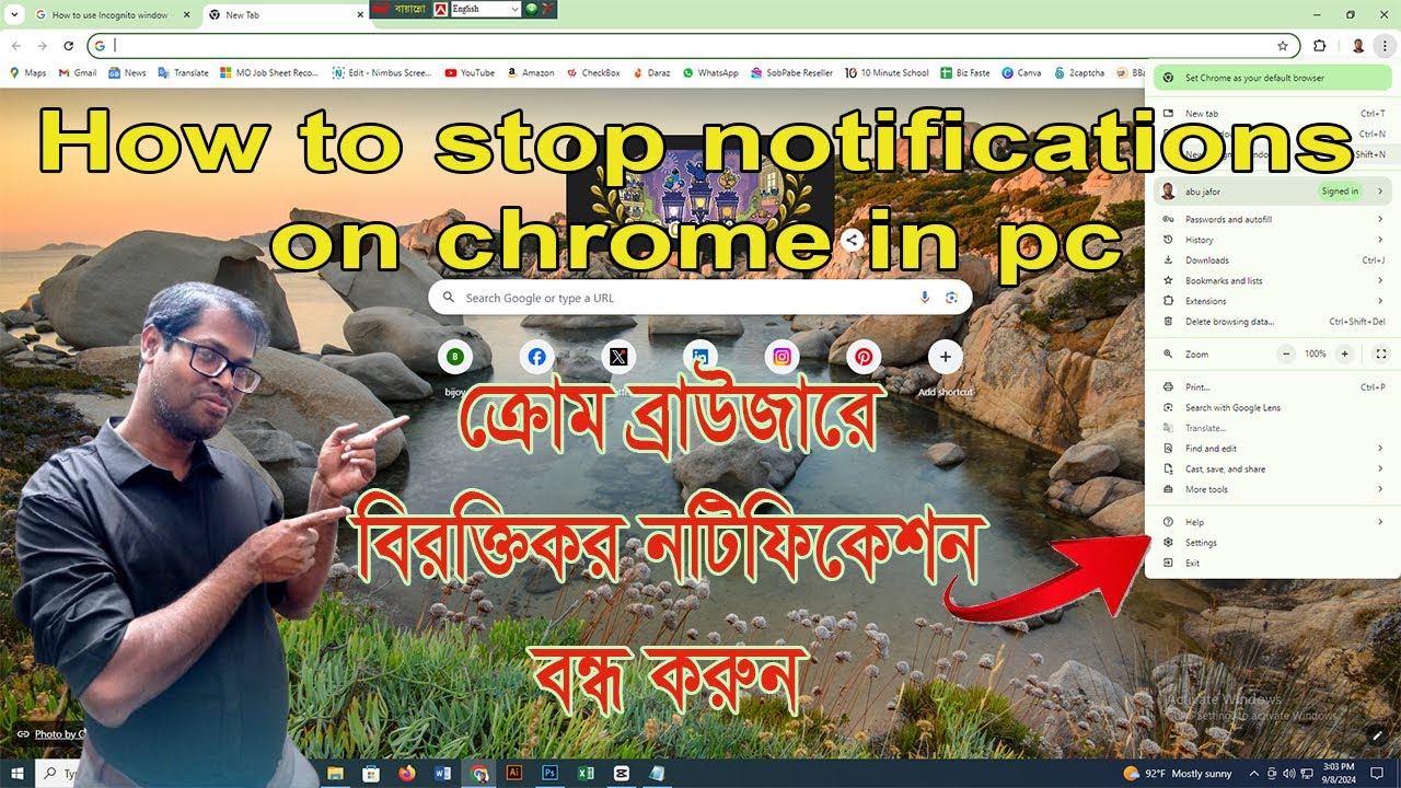 How to stop notifications on chrome in pc - Turn off chrome notifications