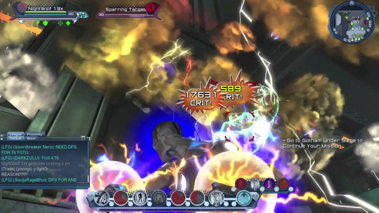 dcuo insane 17k and 19k damage punches electric dps hand blaster