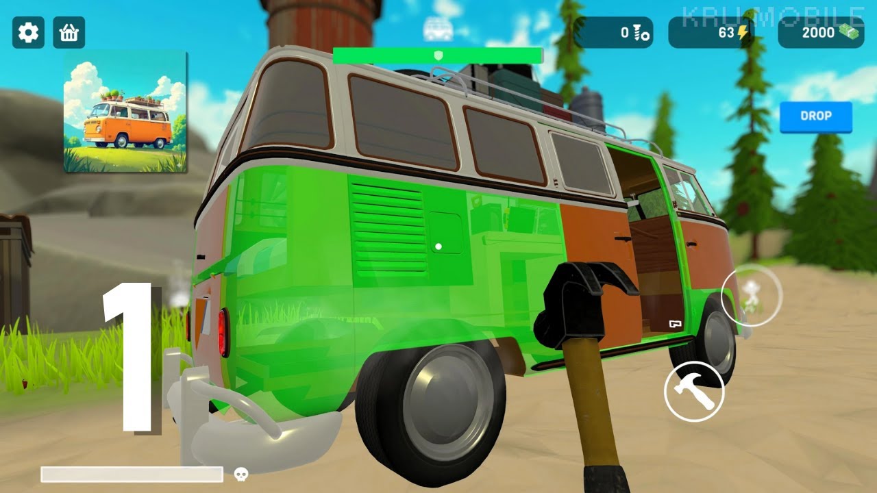 RV Camper Simulator - Gameplay Walkthrough Part 1 - Mountains (Android, IOS)