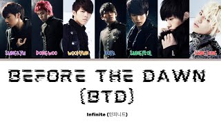 Infinite (인피니트) | BTD (Before The Dawn) [Han|Rom|Eng] Color Coded Lyrics