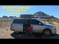 What You Need to Know About VAN LIFE & Camping in the Desert | Minivan Camper Boondocking in Arizona