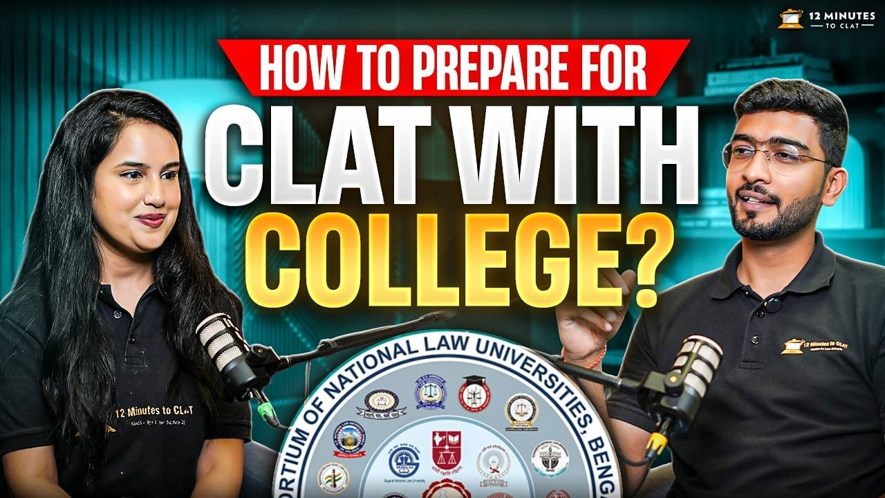 CLAT 2027: How to Prepare for CLAT with College? | Partial Drop ...