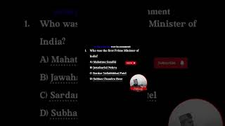 Who was the 1st PM of India?#OnlineLearning#StudyWithMe#StudyVlog#LearningTips#LearningHacks#