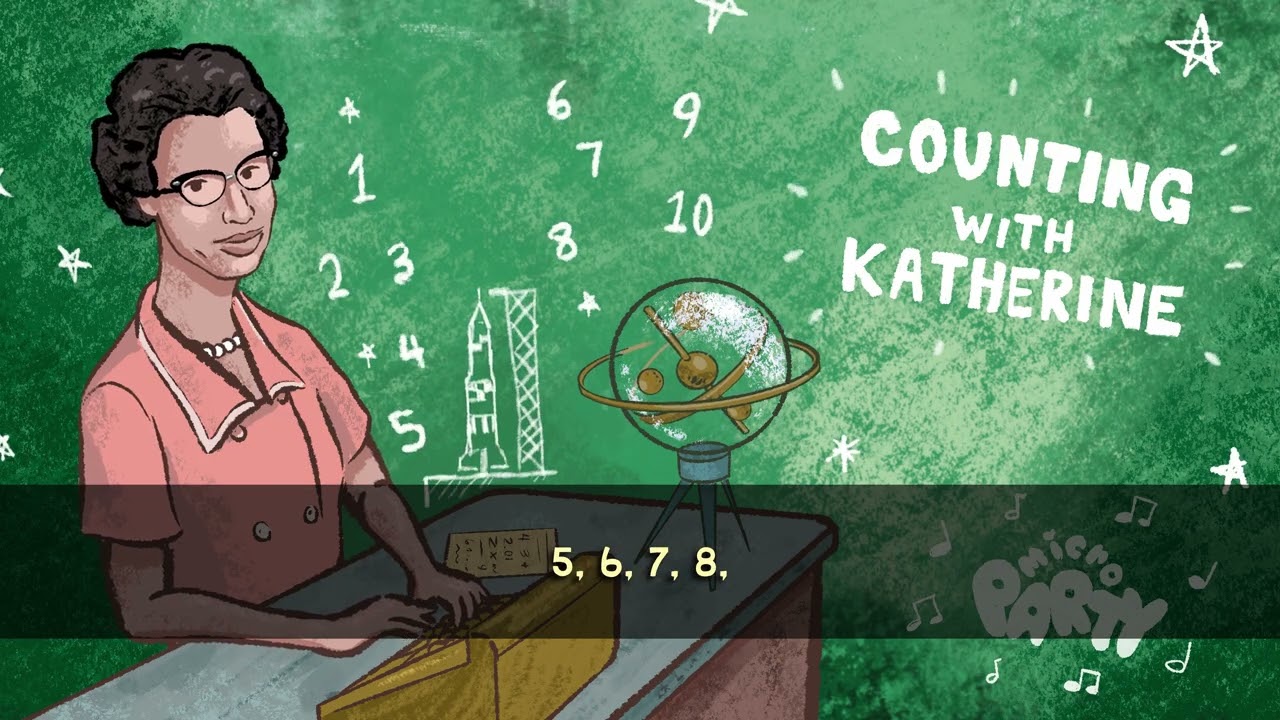 Electric Blue Yonder - Counting With Katherine (Official Visualizer Video)