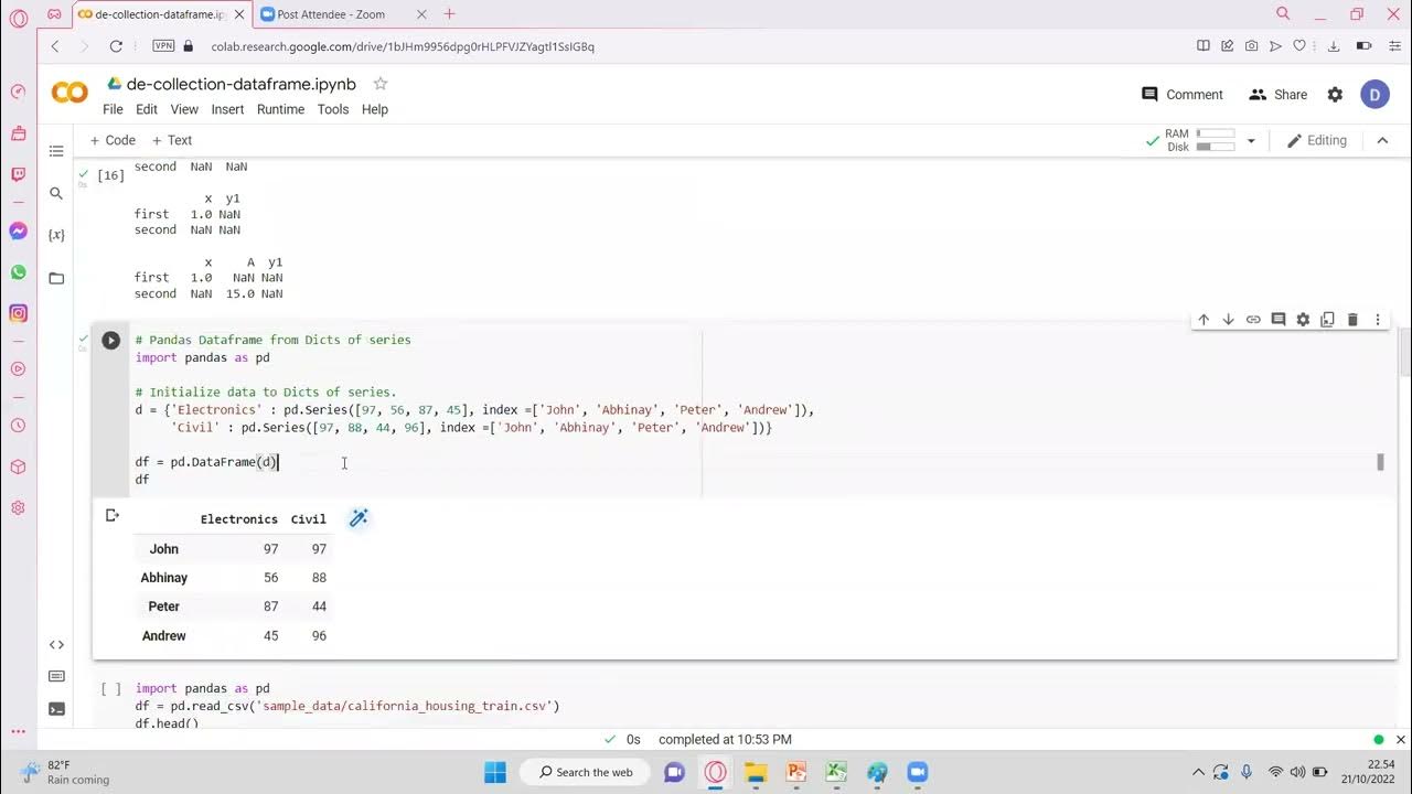 How to Python Data Frame - YouTube