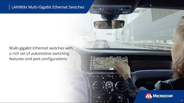 LAN969x Multi-Gigabit Ethernet Switches for Automotive Networking