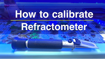 How to calibrate a refractometer | Tanknicians Tips