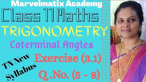 Class 11 Maths Exercise 3.1 Sum 5 to 8 solutions in tamil #PDF_Link_for_class11 #marvelmatixacademy