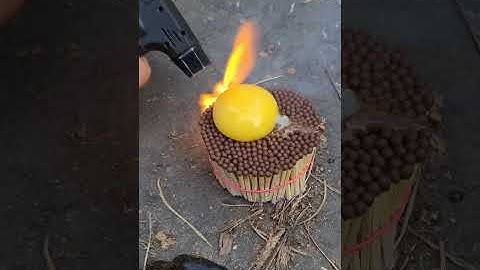 🔥 EXPERIMENT : Matches VS Egg 🔥