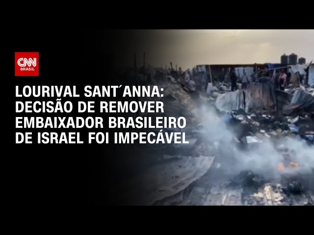 Lourival Sant´Anna: Decisão de remover embaixador brasileiro de Israel foi impecável |CNN PRIME TIME class=