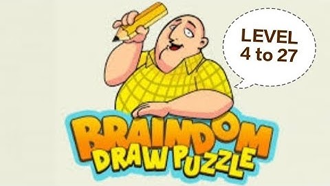 Braindom Draw Puzzle Sketch Level 4 to 27 | Fun game | #walkthrough #gameplay