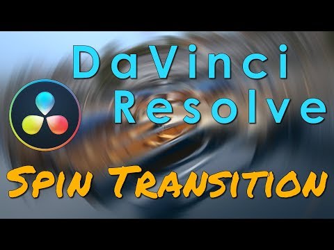 Spin Transition Tutorial DaVinci Resolve [NO PLUGINS]