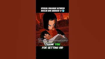Special Dialogue Between Krillin And Android 17 🤯 #crashout #krillin #sparkingzero #dragonballz #dbz