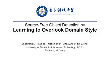 CVPR 2022 Oral Paper Source-Free Object Detection by Learning to Overlook Domain Style