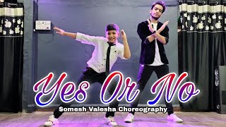 YES OR NO | Jass Manak | Satti Dhillon | Dance Choreography By Somesh Valesha | Basic Dance Video Resimi