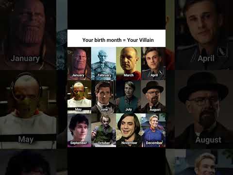 what's your birth month? #villains #walterwhite #homelander #joker #explore #ytshorts