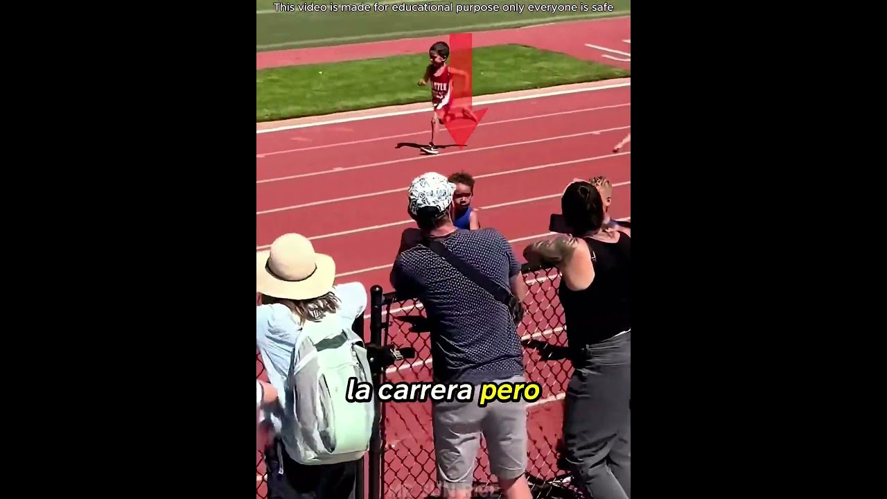 No sabía que la carrera había terminado 🏃😍