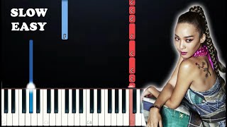 Yoon Mirae - Flower (SLOW EASY PIANO TUTORIAL)