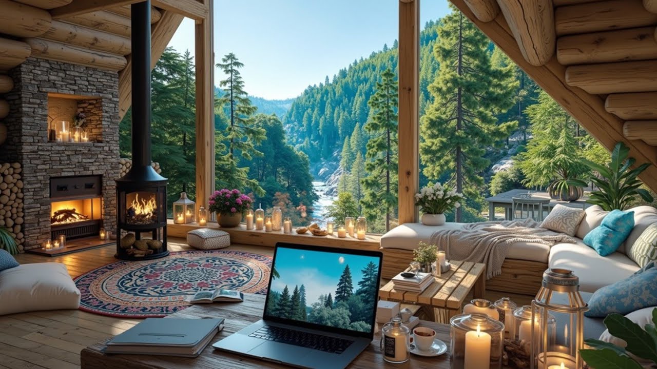 Плавный утренний поток продуктивности под мелодии босса-новы