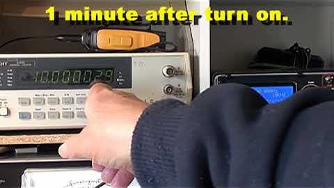 VK3AQZ Si5351 drift test